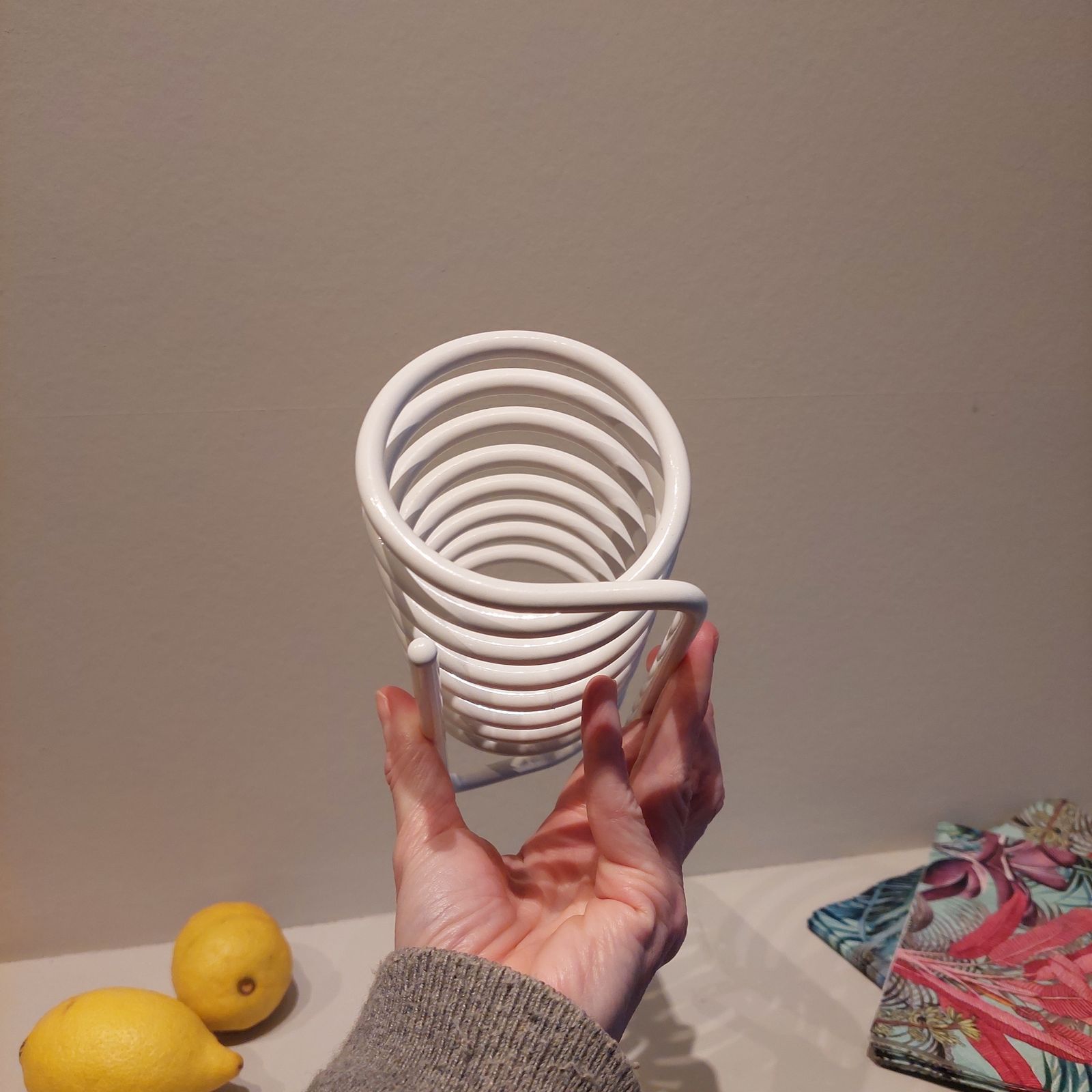 Home Decor Mid Century Space Age Habitat Toast Rack Letter Holder Desk Organiser 70s photo
