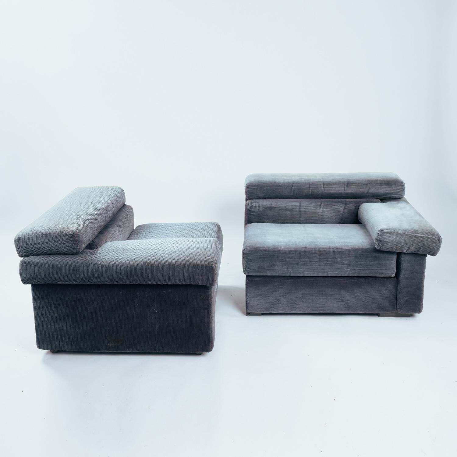 Furniture Afra & Tobia Scarpa Erasmo Sofa, B&B Italia, 1970s photo