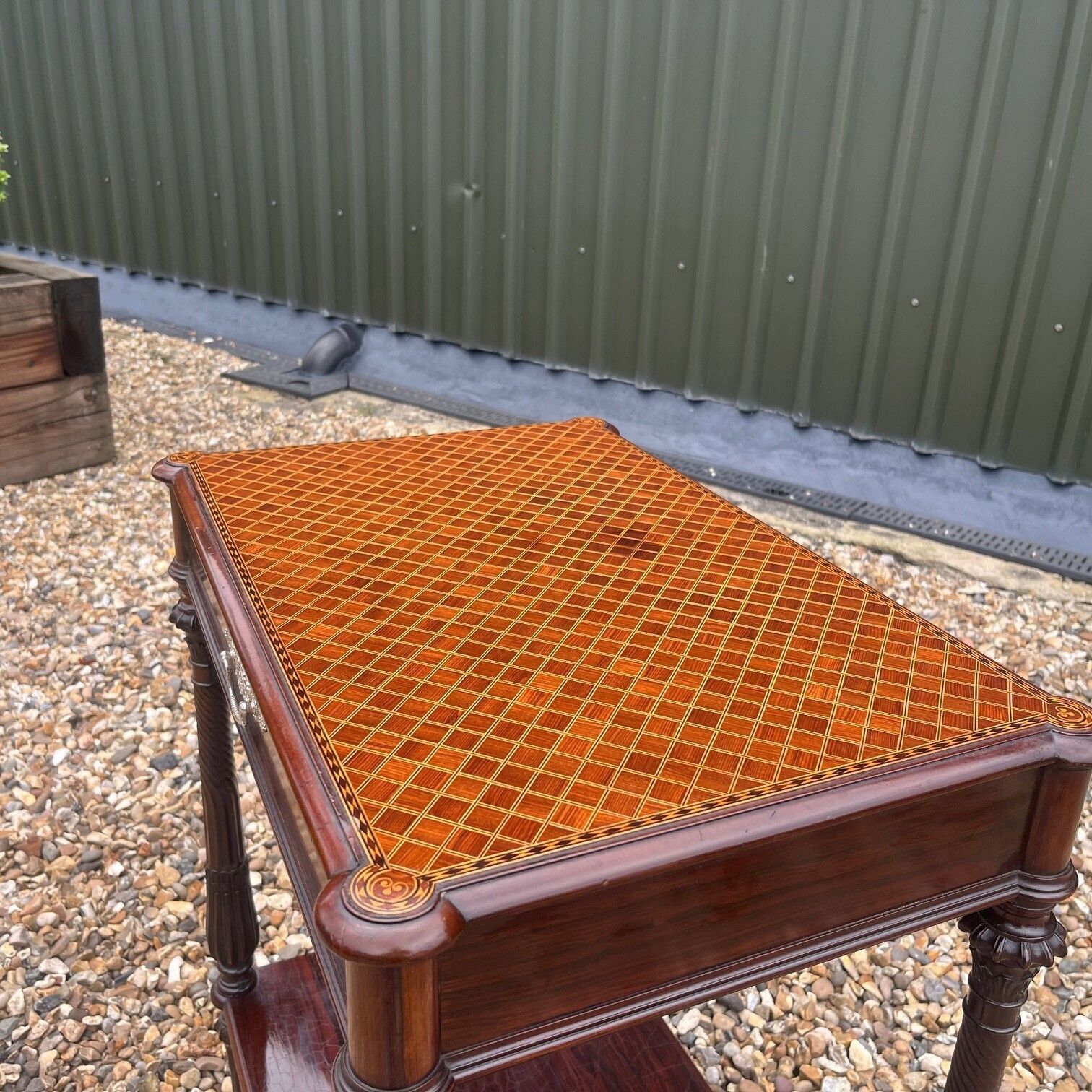 An Exhibition Quality Collingson & Lock Rosewood, Coromandel And Kingwood Inlaid Table photo furniture
