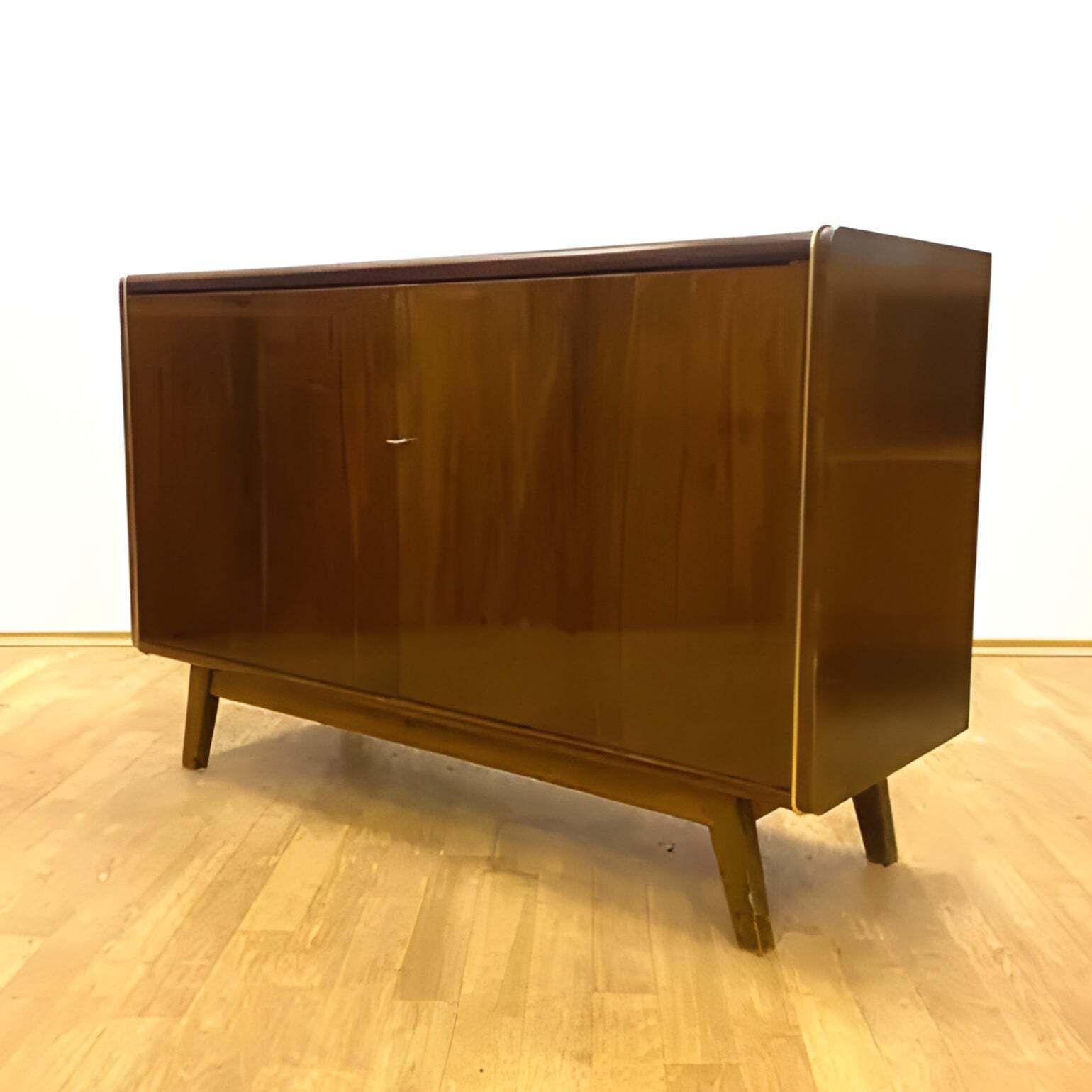 Retro Cabinet By Bohumil Landsman For Jitona, Brussels Style, 1960s photo for sale