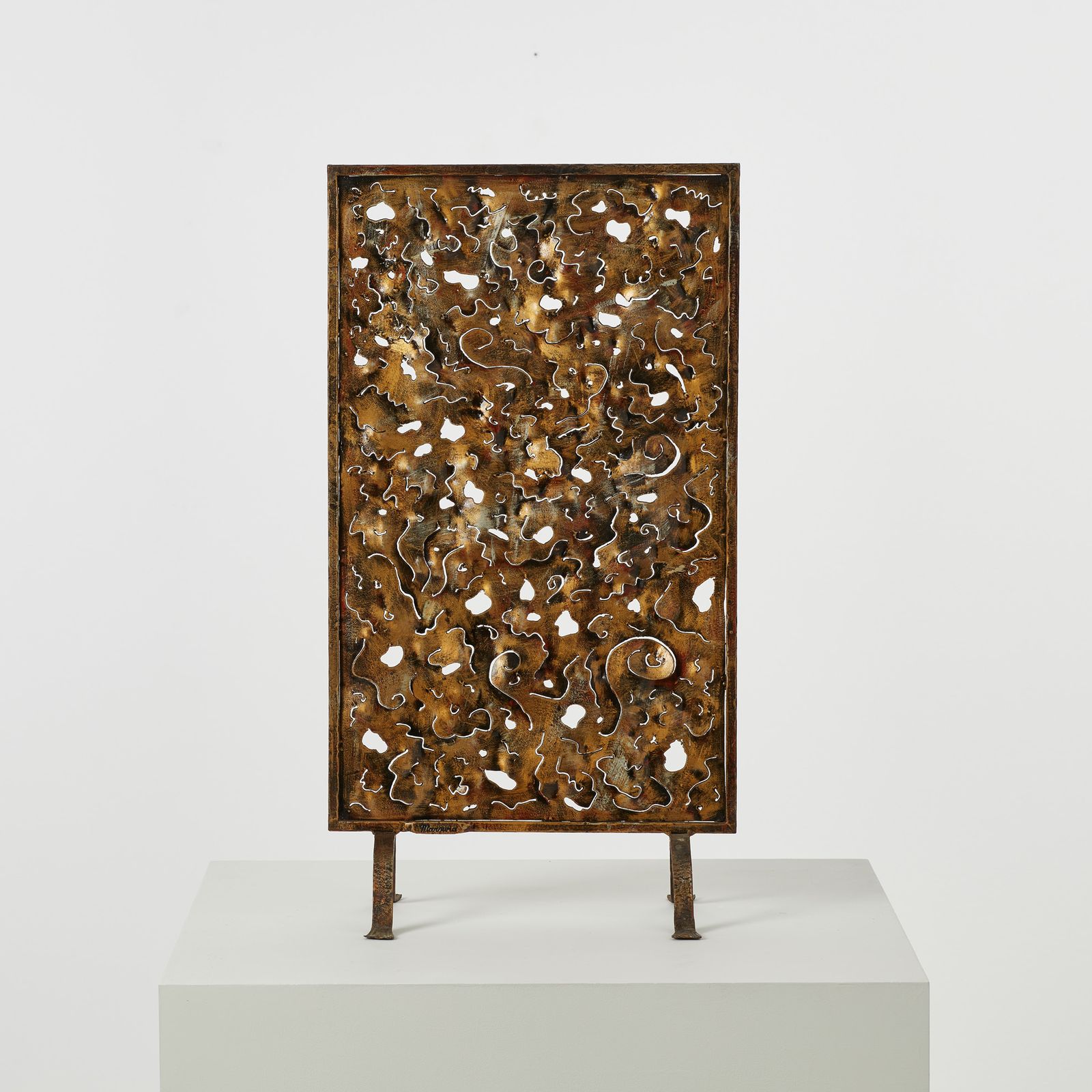 Salvino Marsura Traforo Fire Screen Treviso, Italy, 1970s