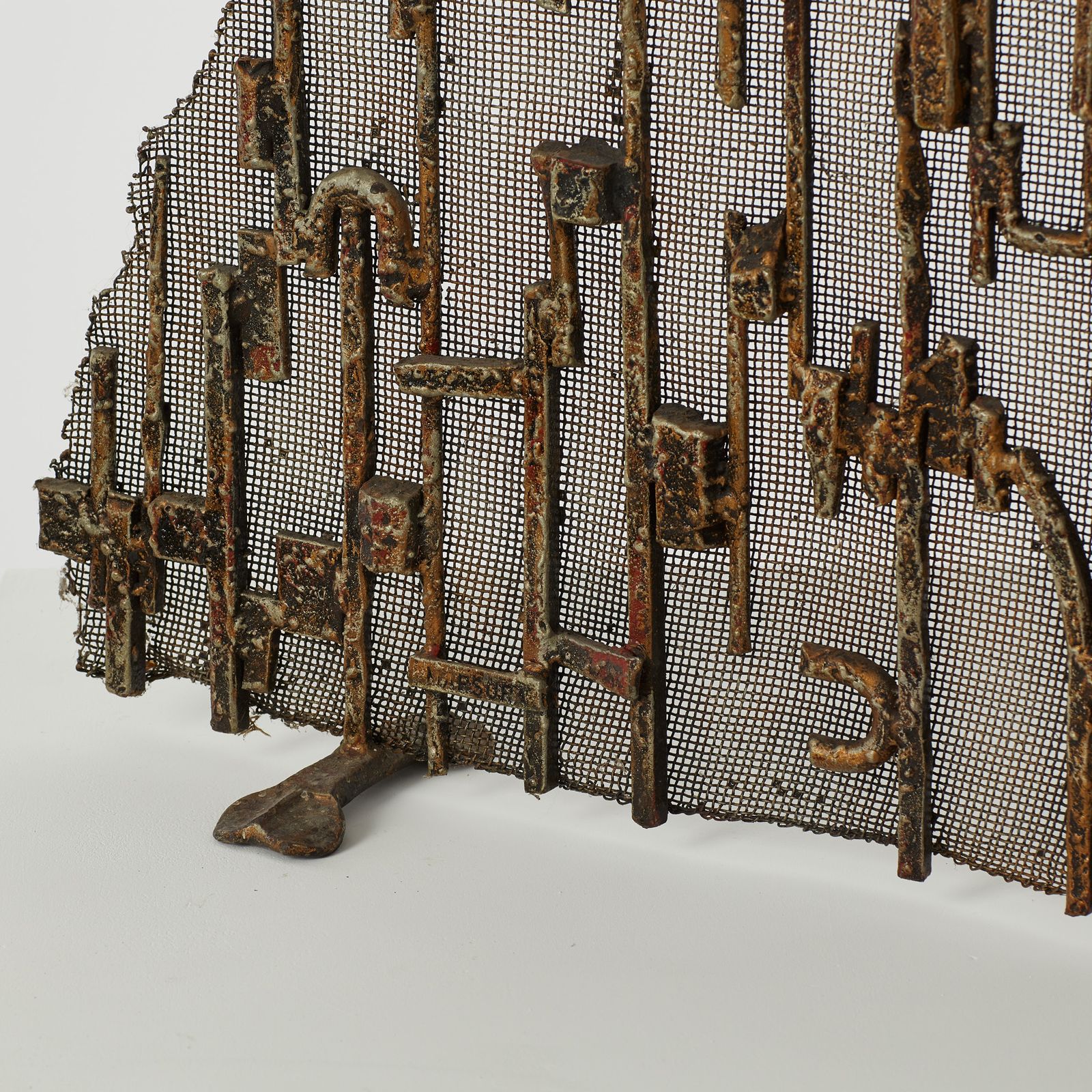 Salvino Marsura Stalattiti II Fire Screen Treviso, Italy, 1980s photo for sale
