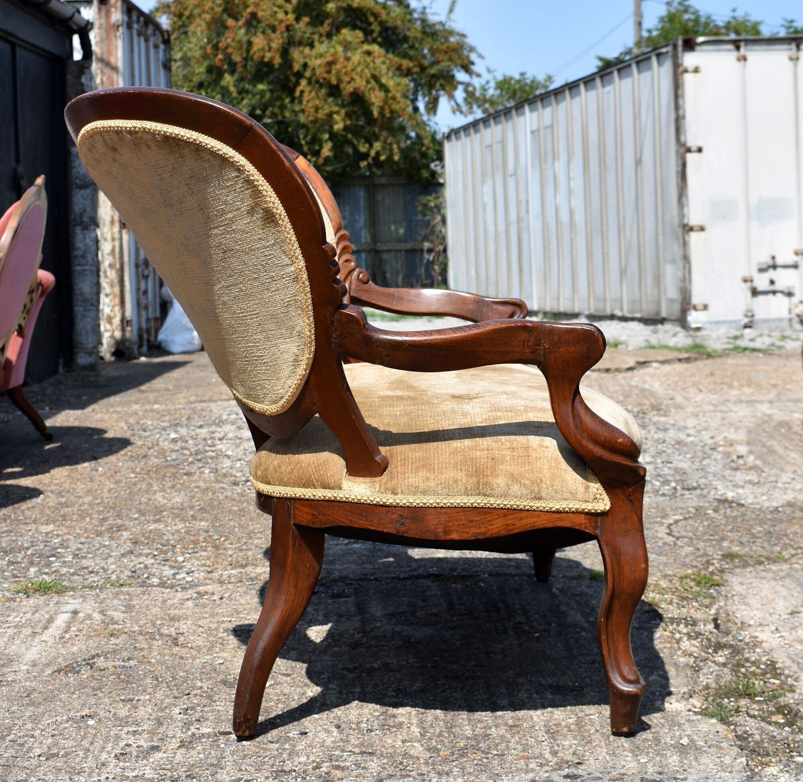 Victorian Rosewood Sofa photo for sale