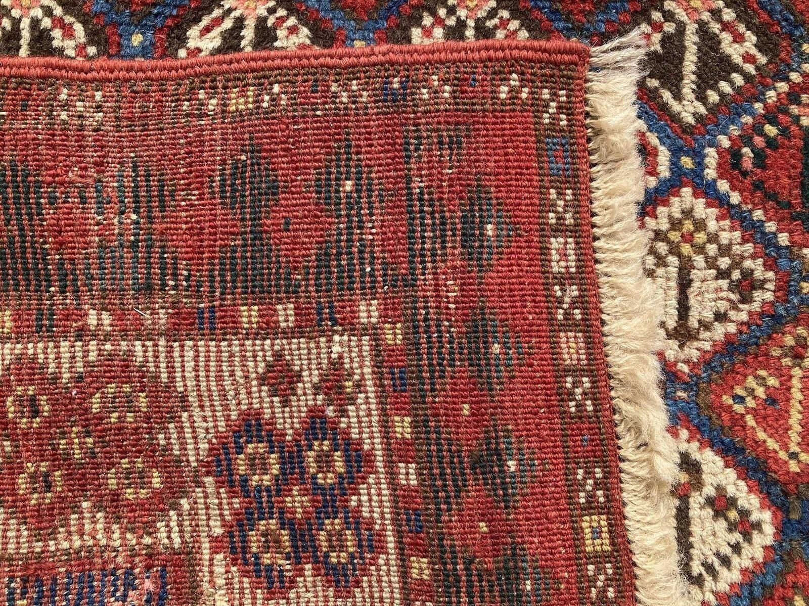 photo vintage Antique Caucasian Gendje Prayer Rug 1.90m X 0.98m