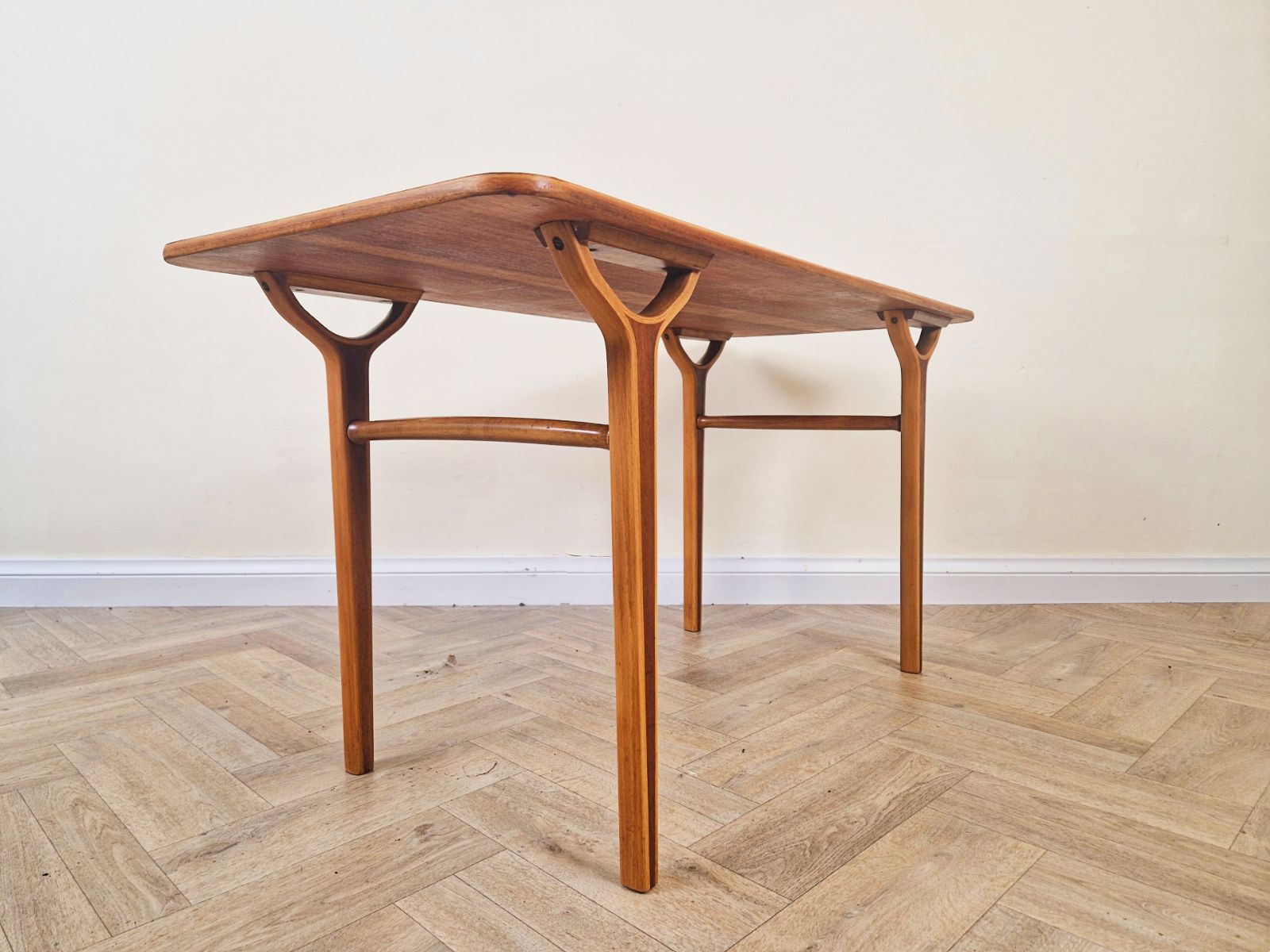 Peter Hvidt & Orla Mølgaard Nielsen Danish 'Ax Series' Tigerwood Coffee Table photo buy