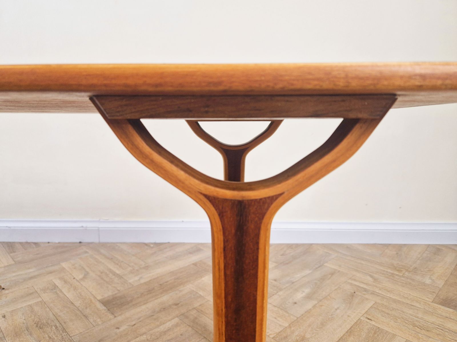 photo for sale Peter Hvidt & Orla Mølgaard Nielsen Danish 'Ax Series' Tigerwood Coffee Table