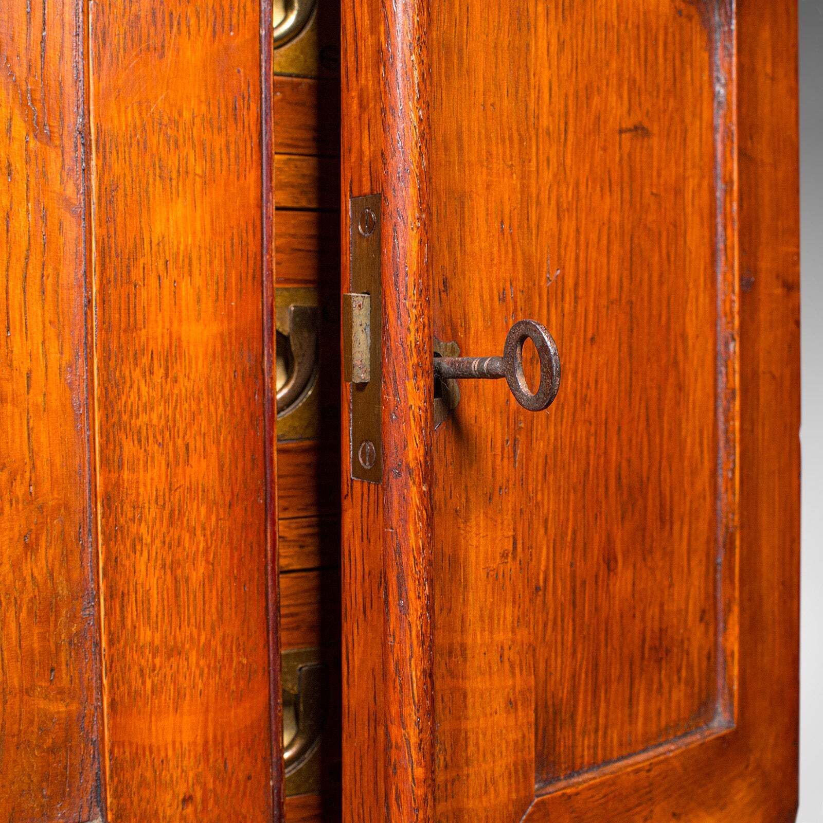 photo for sale Small Antique Specimen Case, English, Oak, Collector’s Cabinet, Victorian, 1880