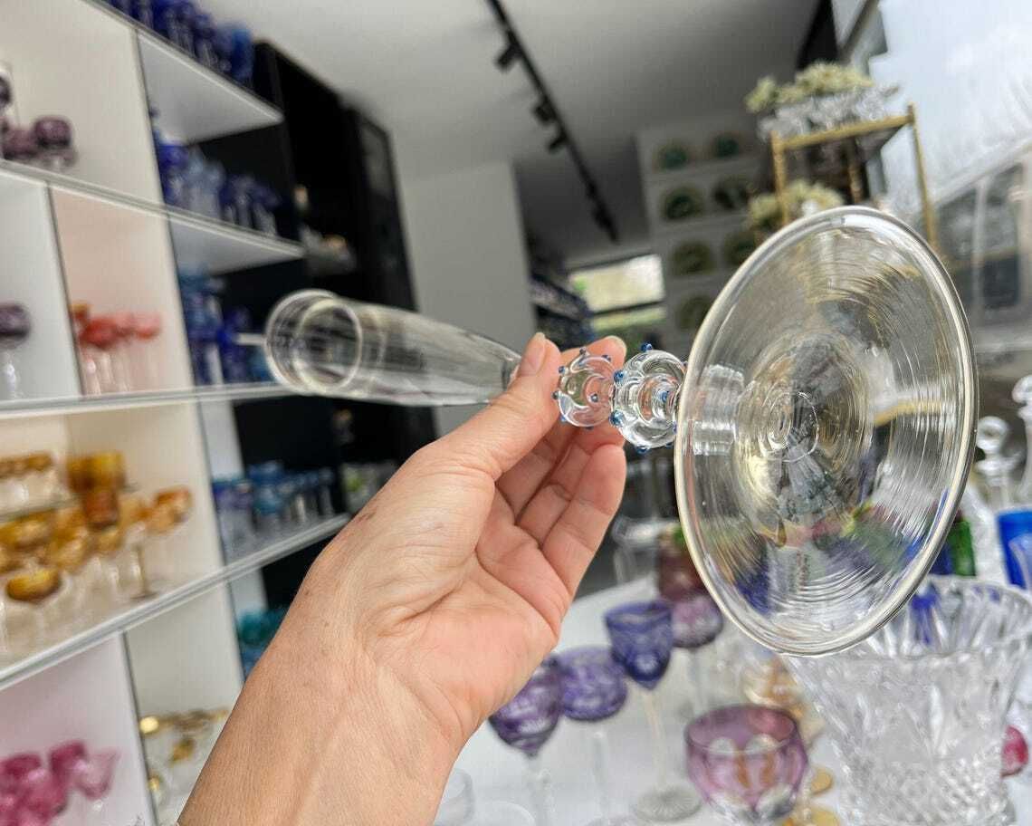 Venetian Champagne Flute Glass | 1pc | Dutch By Jos Bohm photo Home Decor