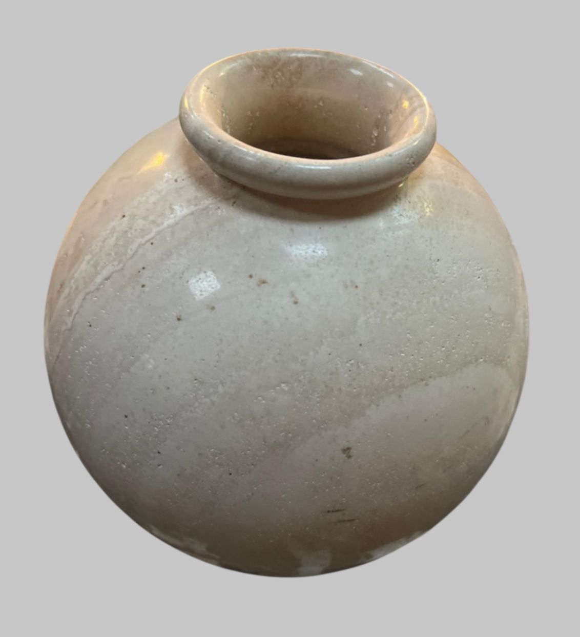 Hand Carved Italian Marble Vase photo for sale