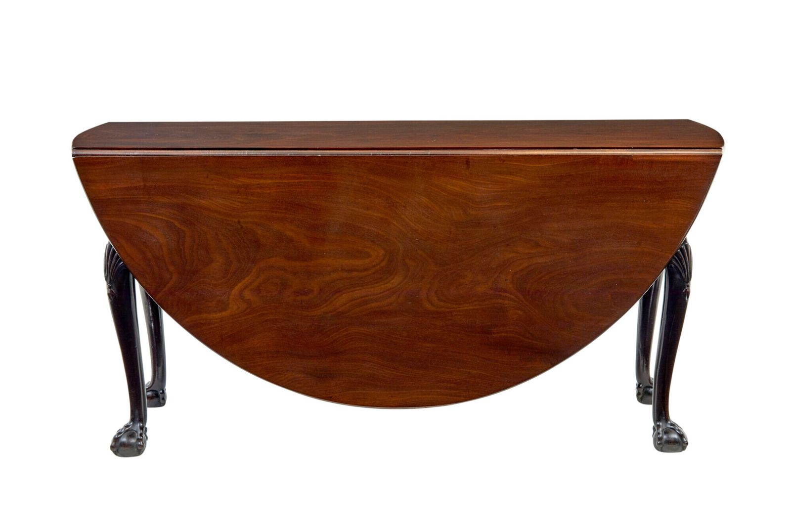 18th Century Irish Drop Leaf Dining Table photo for sale