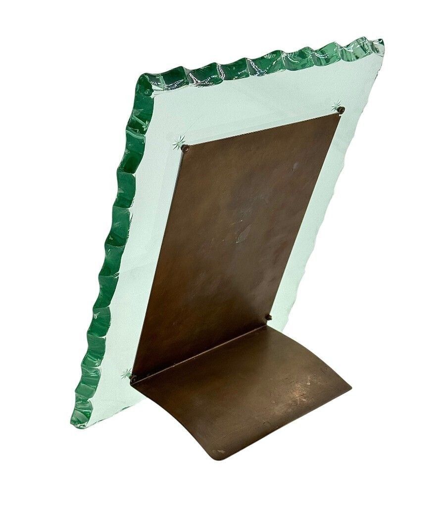 A 1930s Glass And Brass Picture Frame Attributed To Pietro Chiesa For Fontana Arte photo Home Decor