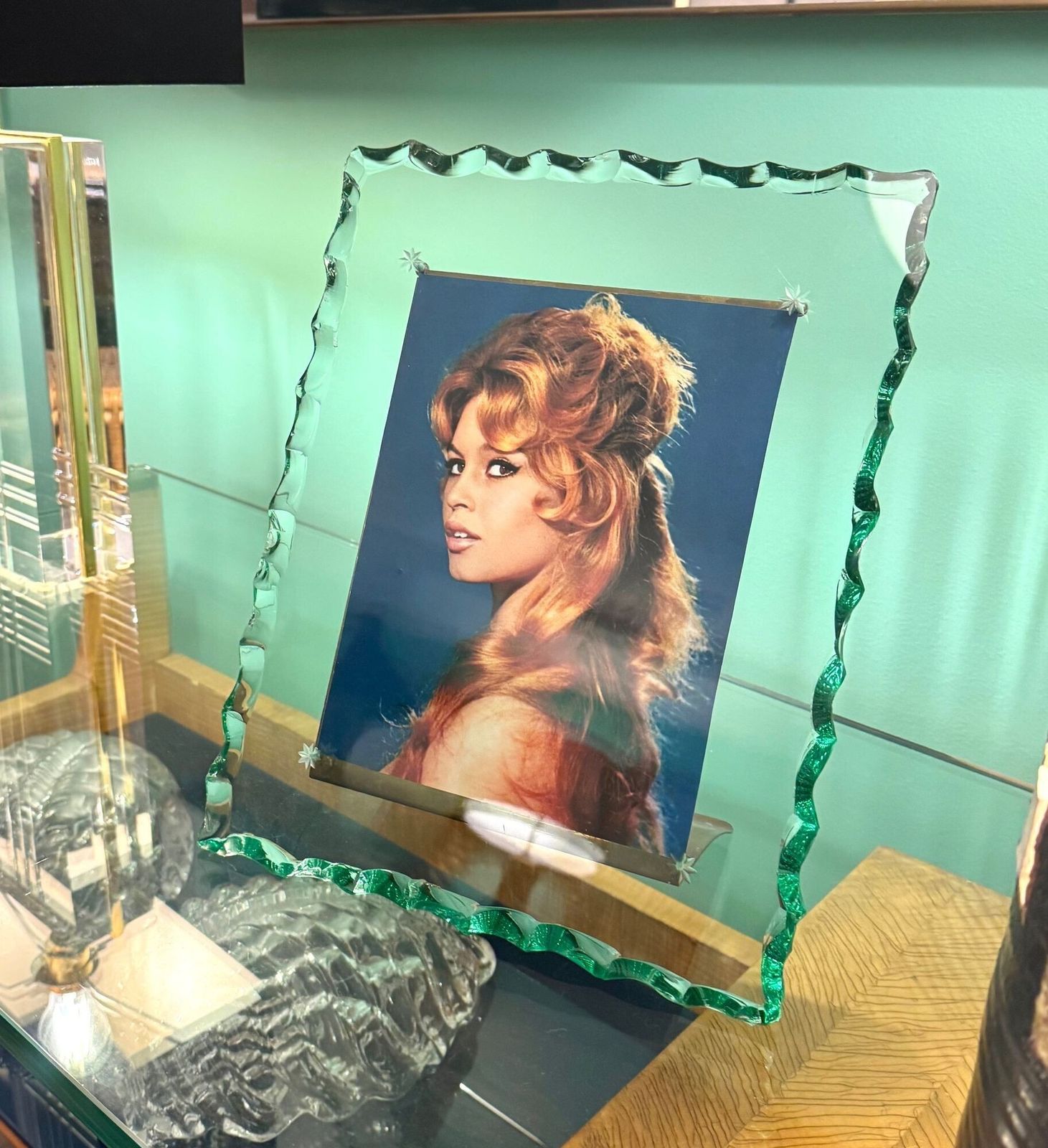 A 1930s Glass And Brass Picture Frame Attributed To Pietro Chiesa For Fontana Arte photo buy