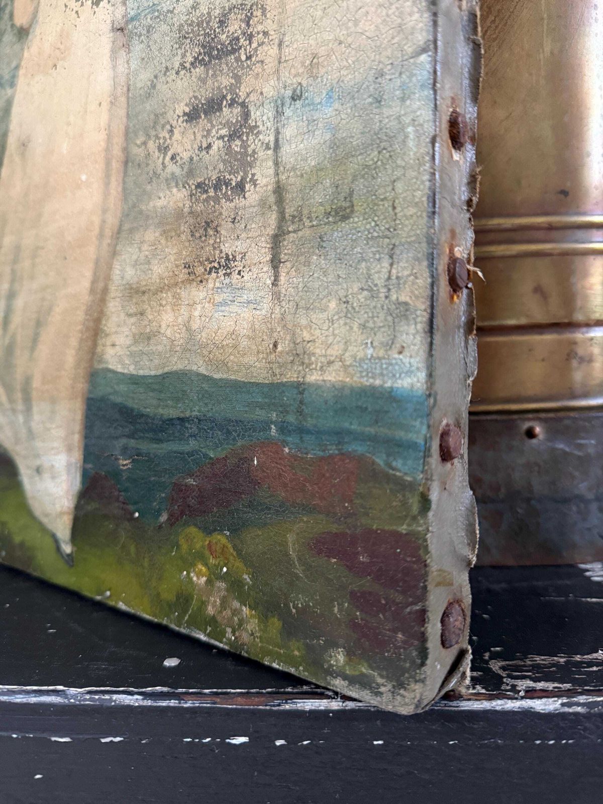 Antique Painting Copy Of Miss Pinkie By Thomas Lawrence photo Art