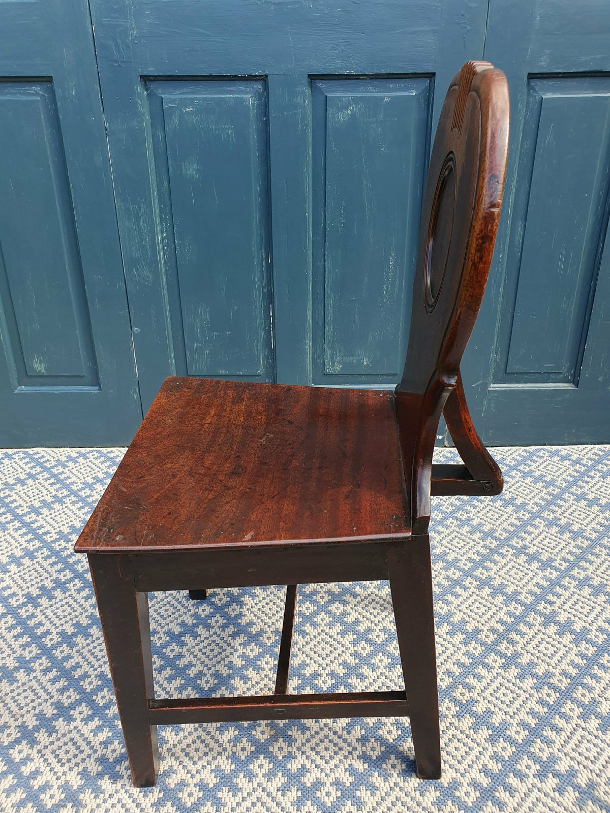 Georgian Mahogany Hall Chair photo Furniture