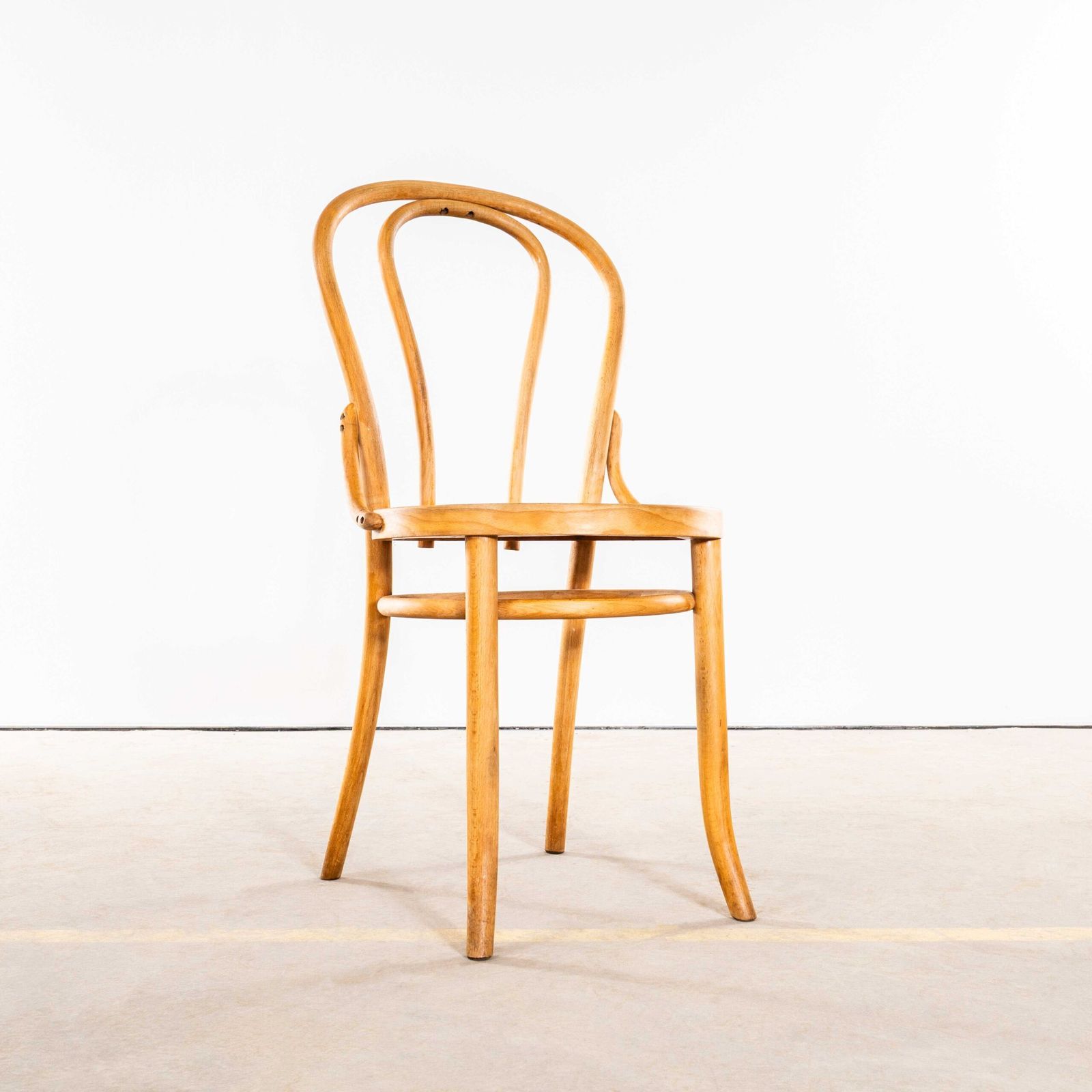 1950’s Blonde Hoopback Bentwood Dining Chairs – Set Of Six photo furniture