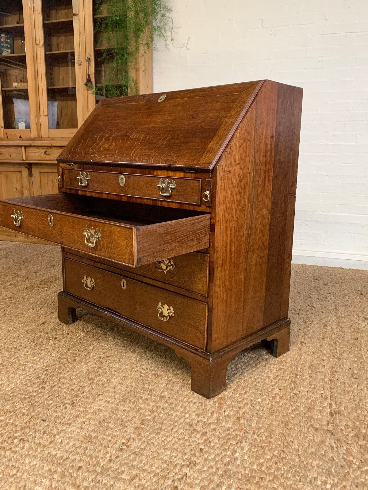 18th Century Georgian Oak Bureau Desk photo 750.0