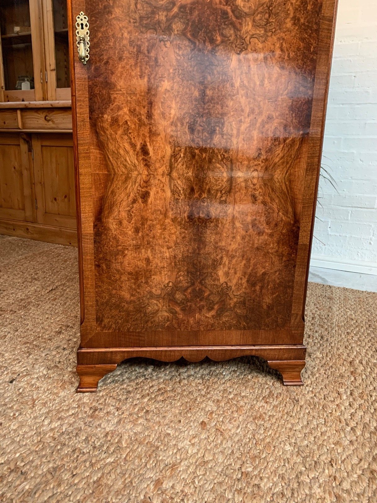 1750.0 Art Deco Tallboy / Gentleman’s Wardrobe – C. 1930s–1950s photo