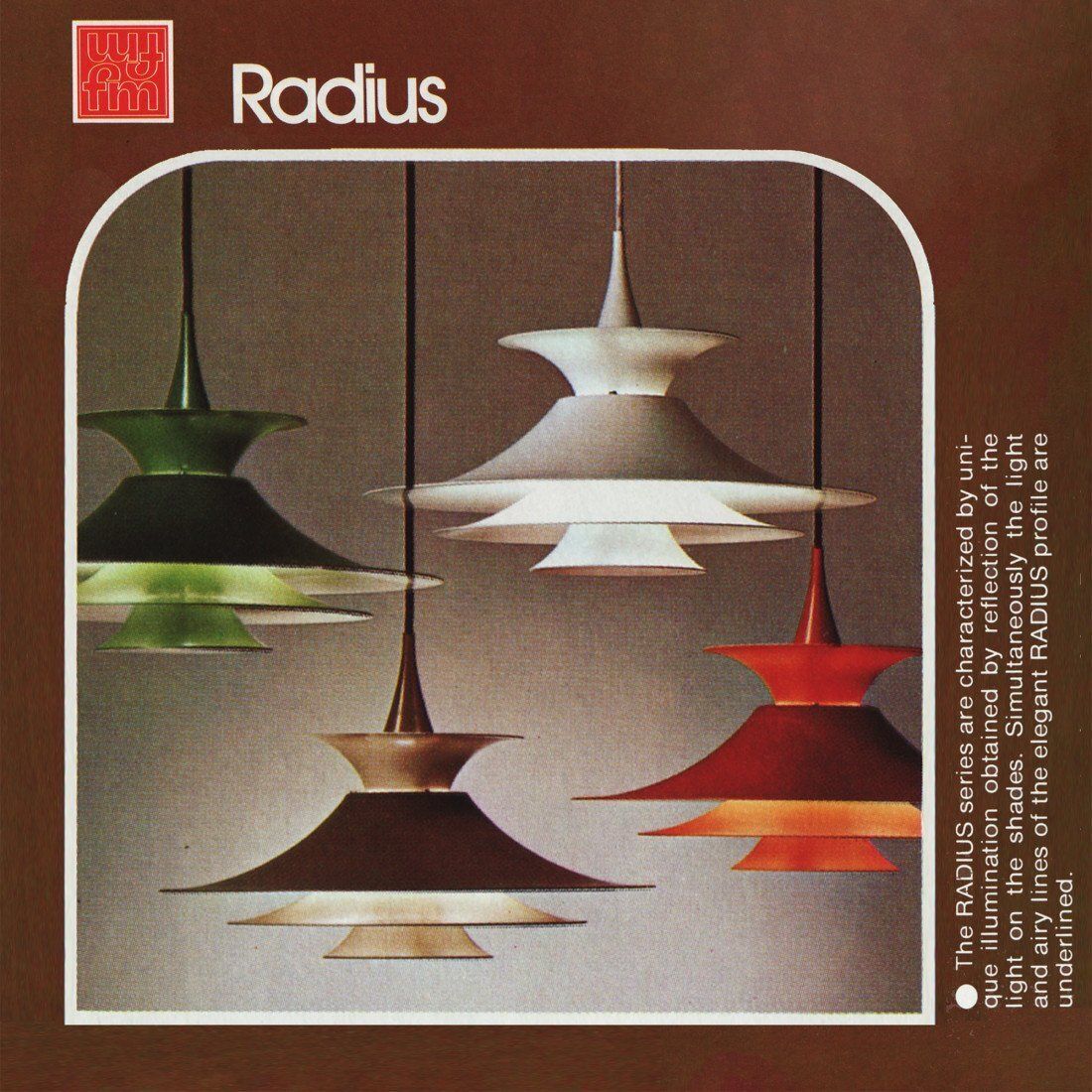 photo vinterior White Radius 1 Pendant Lamp By Eric Baslev For Fog And Mørup, 1960s