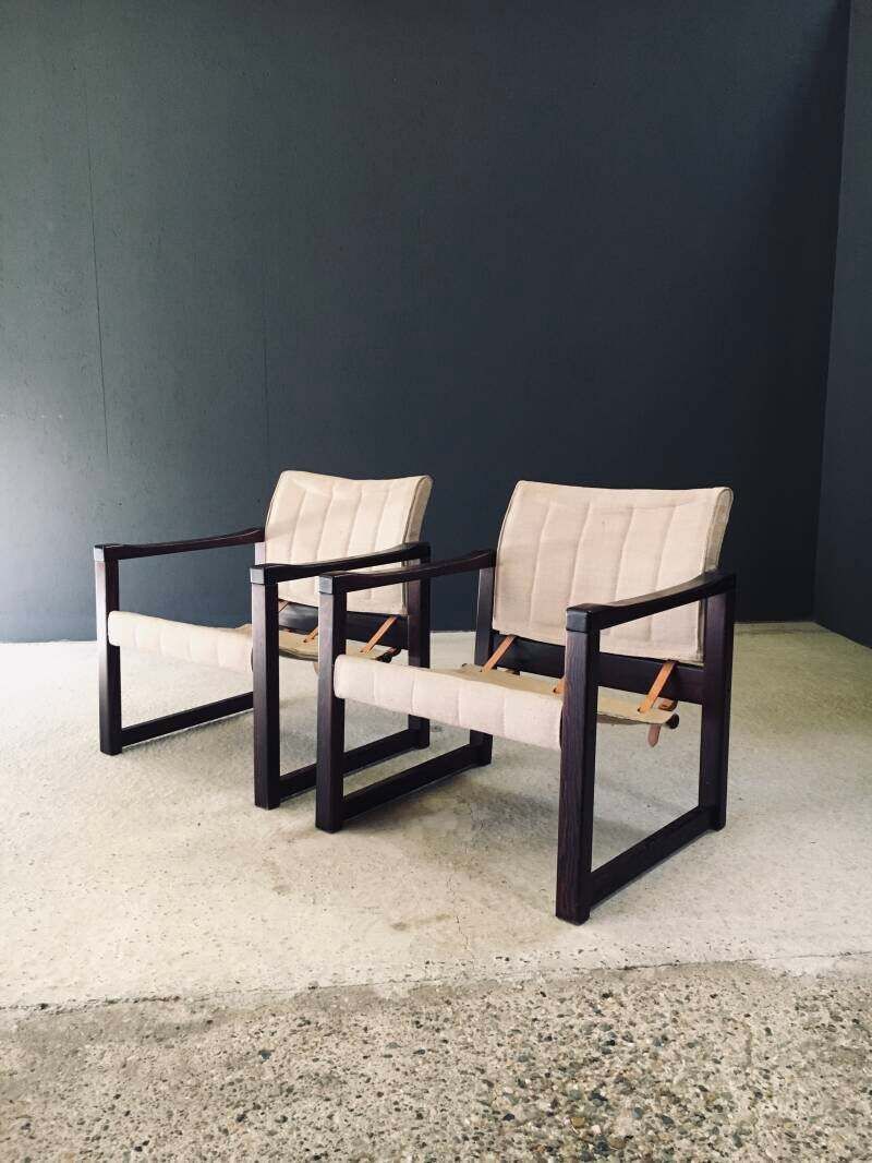 "Diana" Safari Lounge Chair Set, Ontwerp Karin Mobring Voor Ikea, Jaren 1970 photo furniture