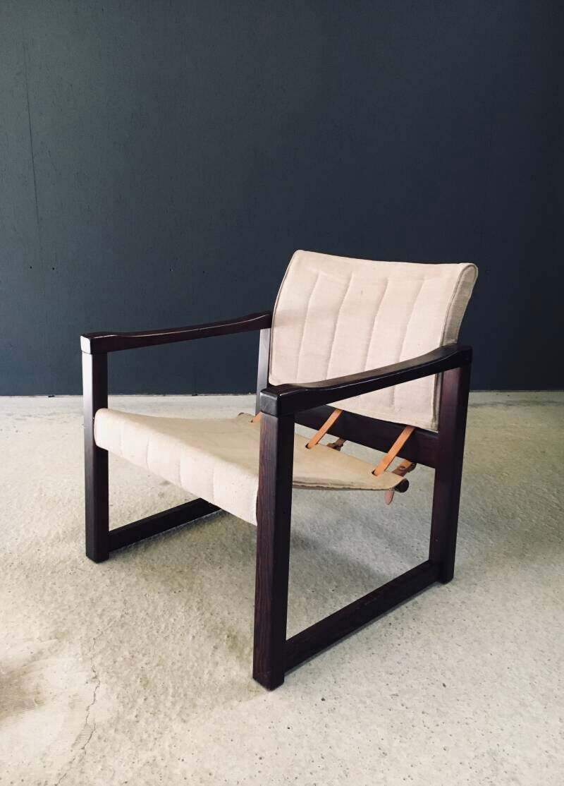"Diana" Safari Lounge Chair Set, Ontwerp Karin Mobring Voor Ikea, Jaren 1970 photo vintage