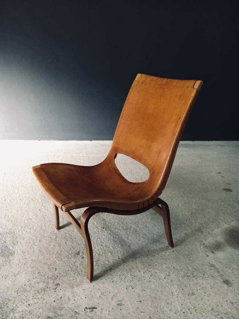 Scandinavisch Design 'Eva' Fauteuil Van Bruno Mathsson, Zweden, Ca. Jaren 1960 photo furniture