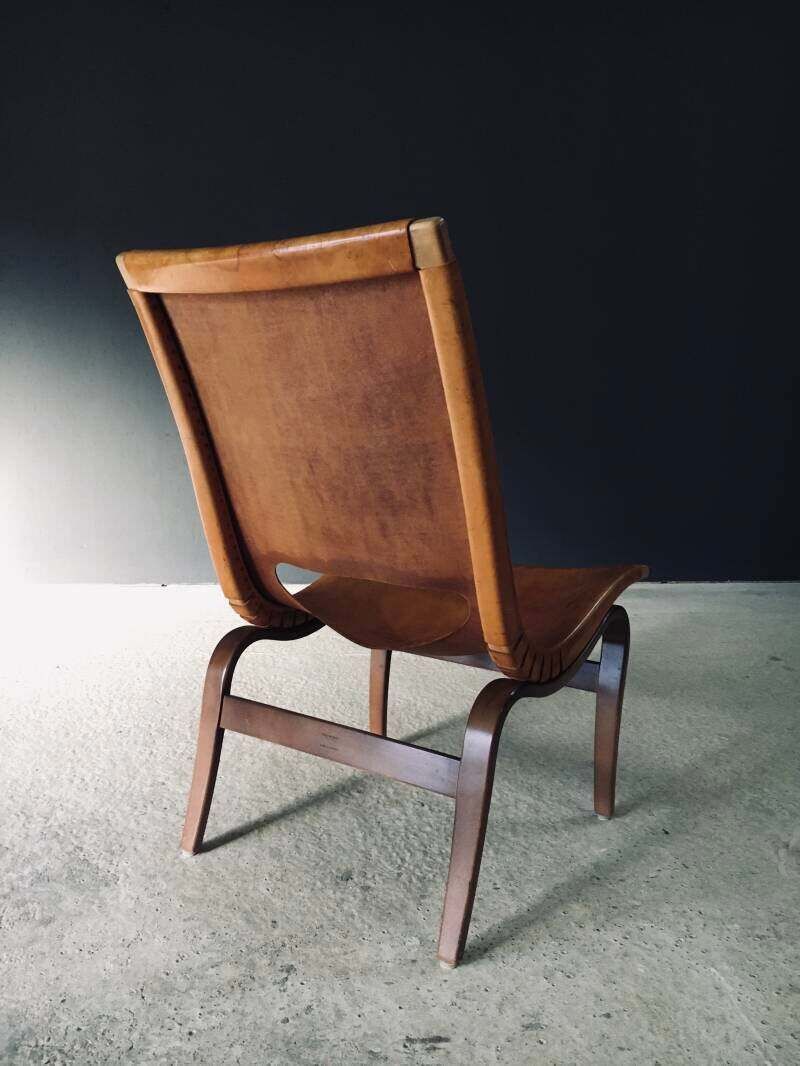 Scandinavisch Design 'Eva' Fauteuil Van Bruno Mathsson, Zweden, Ca. Jaren 1960 photo vintage