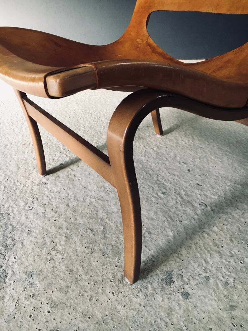 2600.0 Scandinavisch Design 'Eva' Fauteuil Van Bruno Mathsson, Zweden, Ca. Jaren 1960 photo