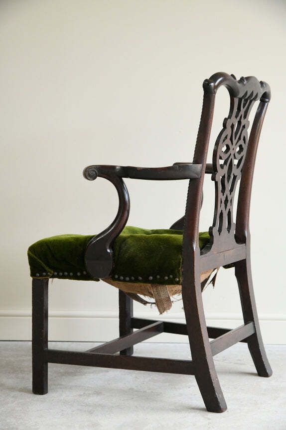 Antique Georgian Mahogany Armchair photo buy
