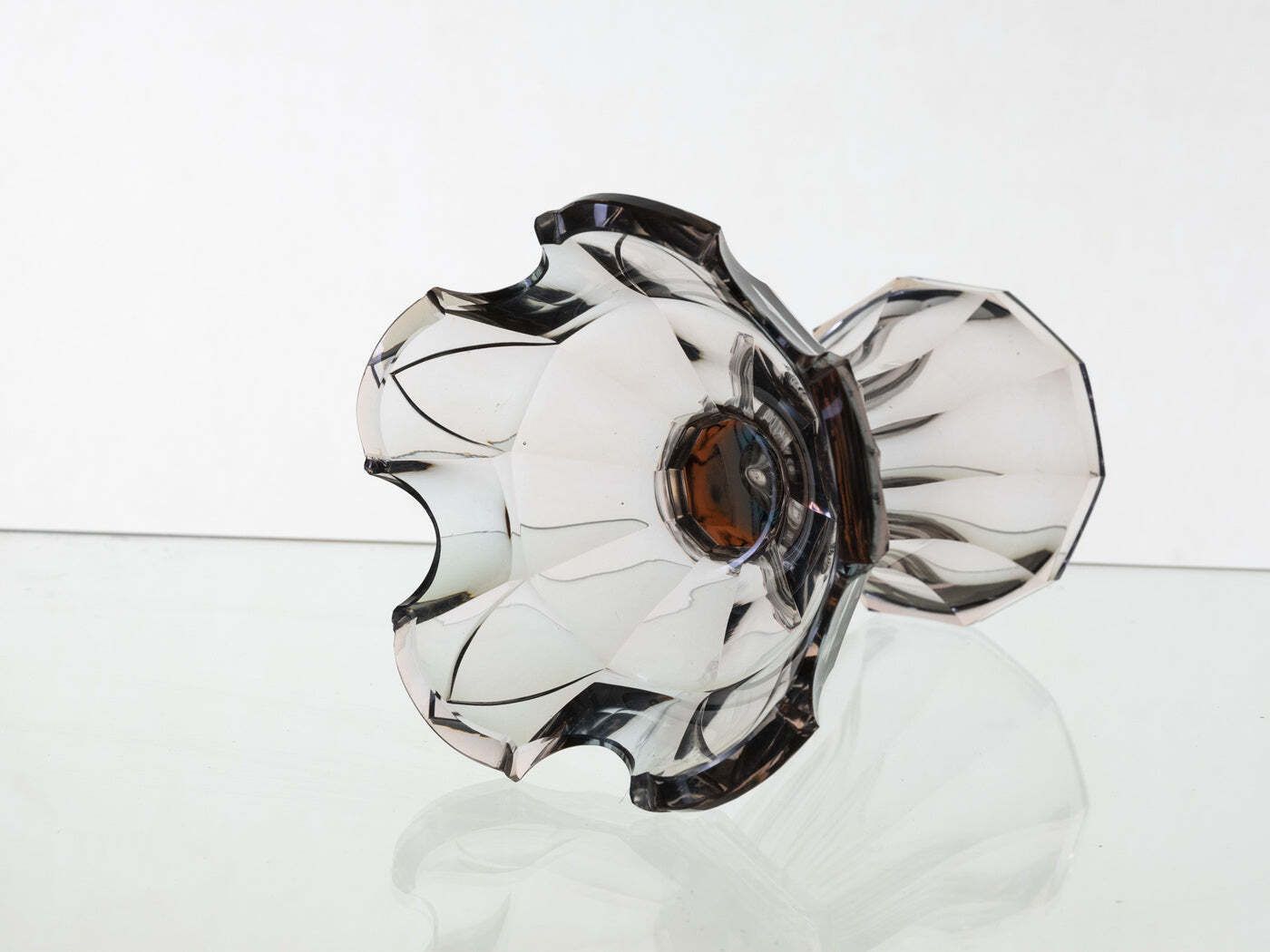 Art Deco Schaal, Jaren 1970, Tsjecho Slowakije photo Woonaccessoires