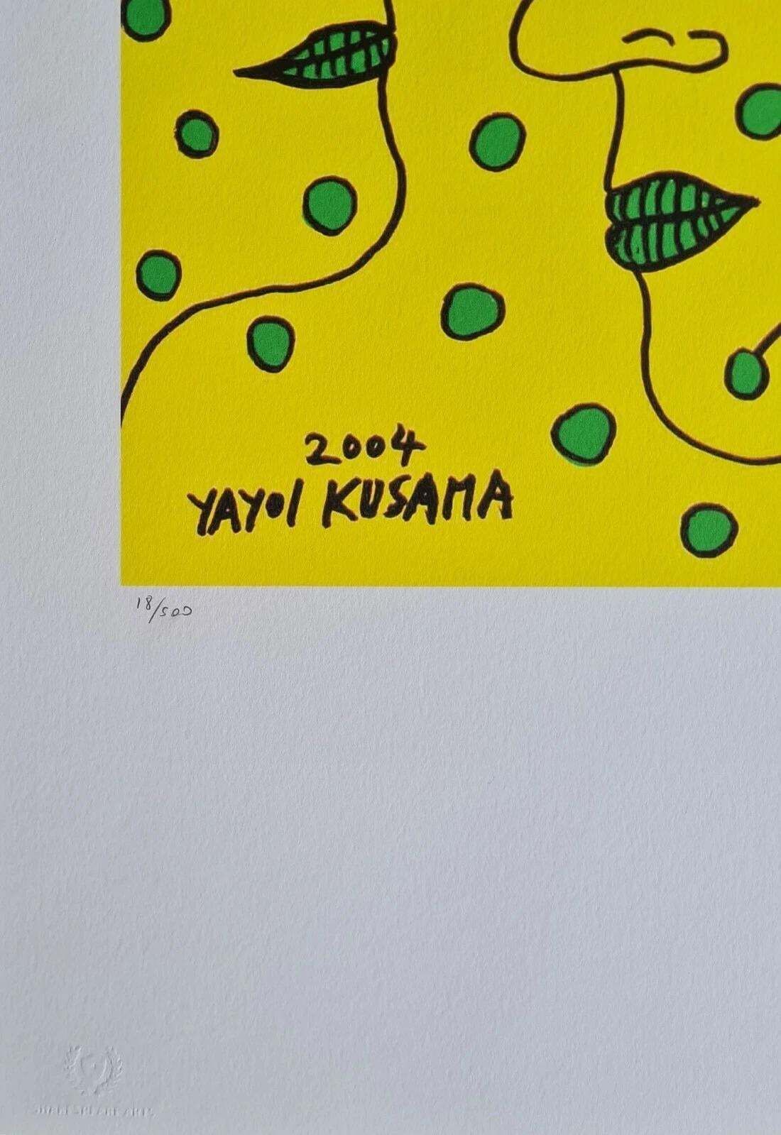 After Yayoi Kusama, Women Wishing, Lithograph, 1990s photo Art