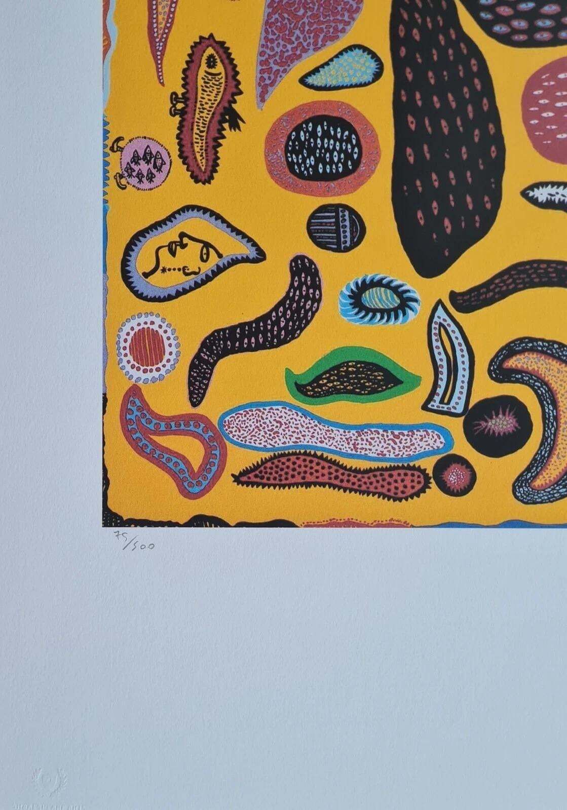 After Yayoi Kusama, Pound Of., Lithograph, 1990s photo Art
