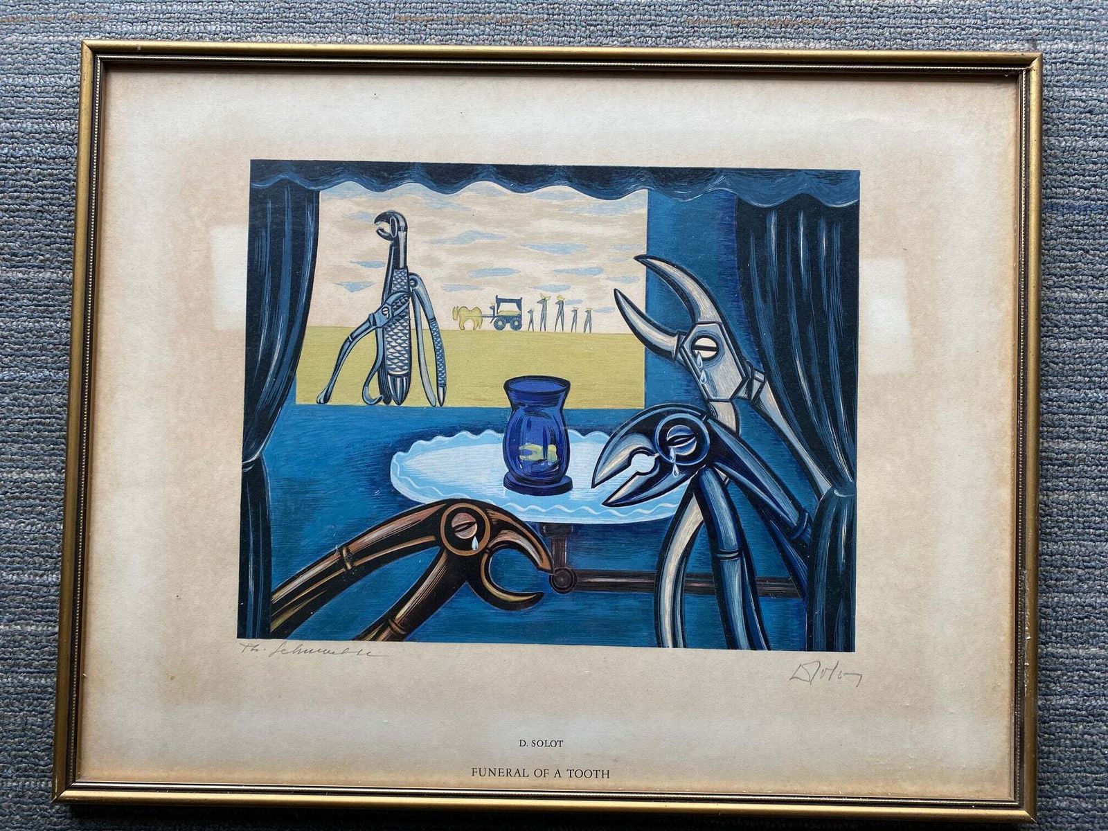 A Set Of 8 Original Lithographs By D Solot   Dentist & Artist (French) photo buy