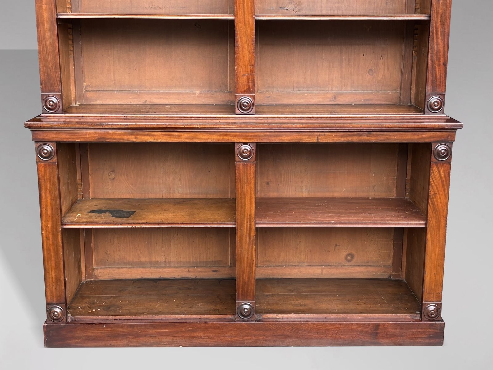 Early 19th Century William IV Period Mahogany Open Library Bookcase photo buy