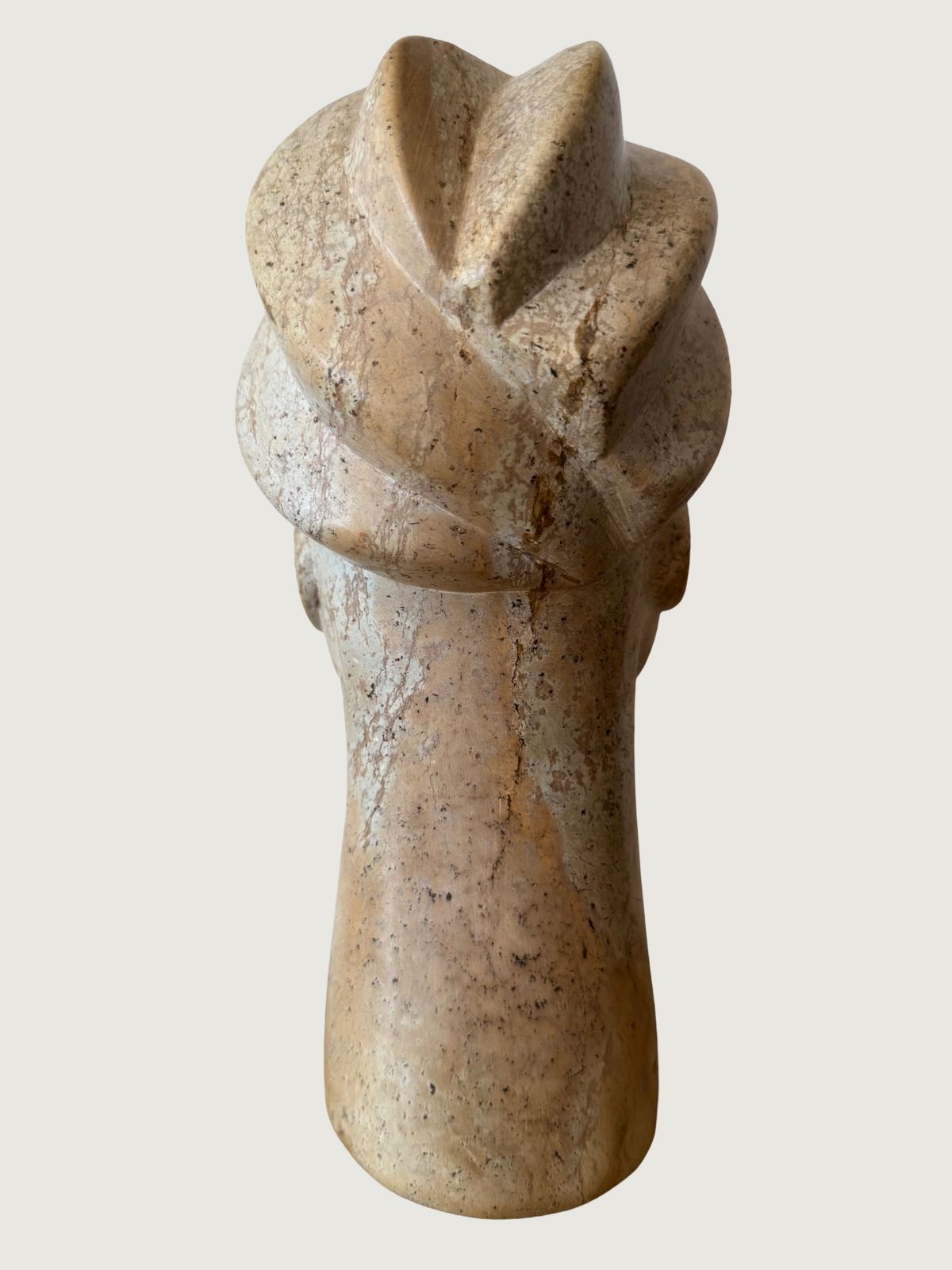 Tete Haute   Rare Gabonese Mbigou Stone Sculpture From 1970s photo furniture