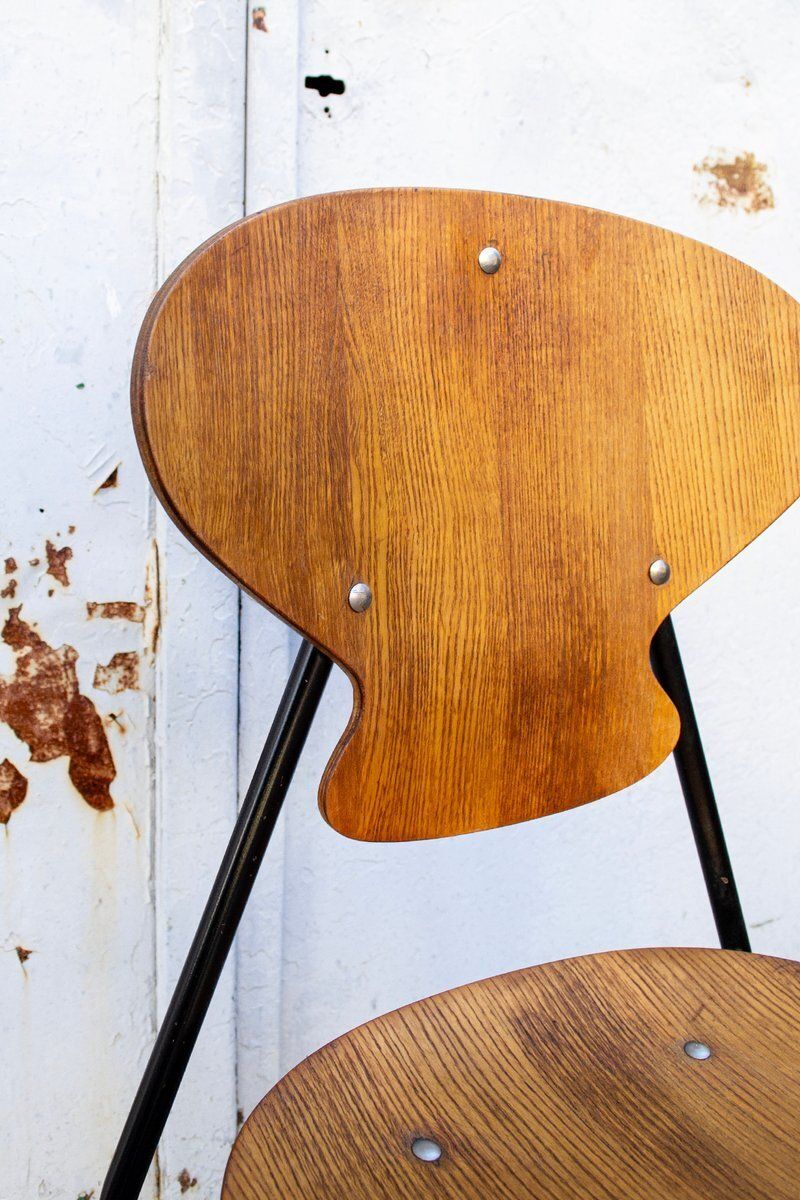 Chairs By Aurelio Villari For Isa Bergamo, 1950s, Set Of 4 photo buy