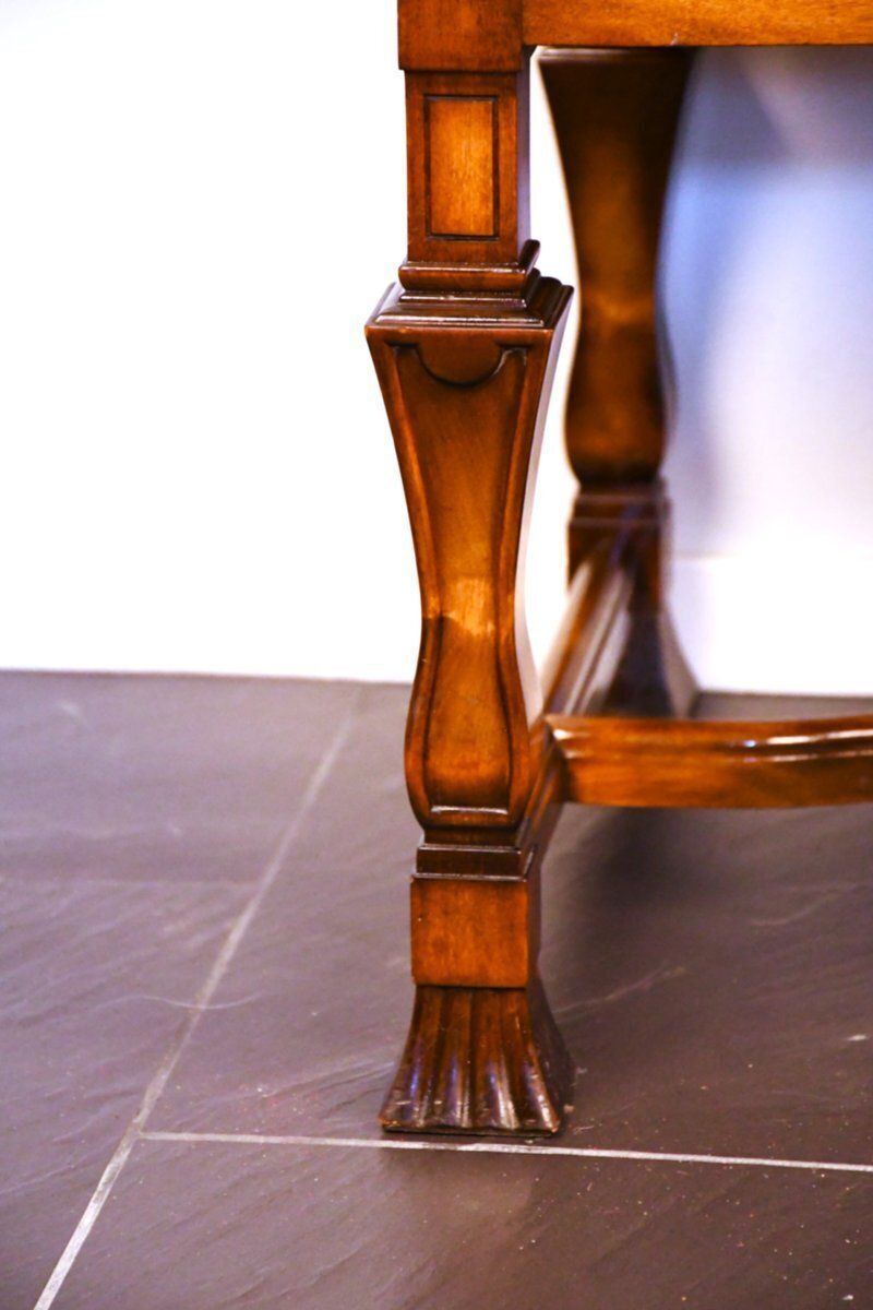 photo furniture Swedish Grace Flamed Birch Sideboard From Seffle Möbelfabrik, Late 1920s