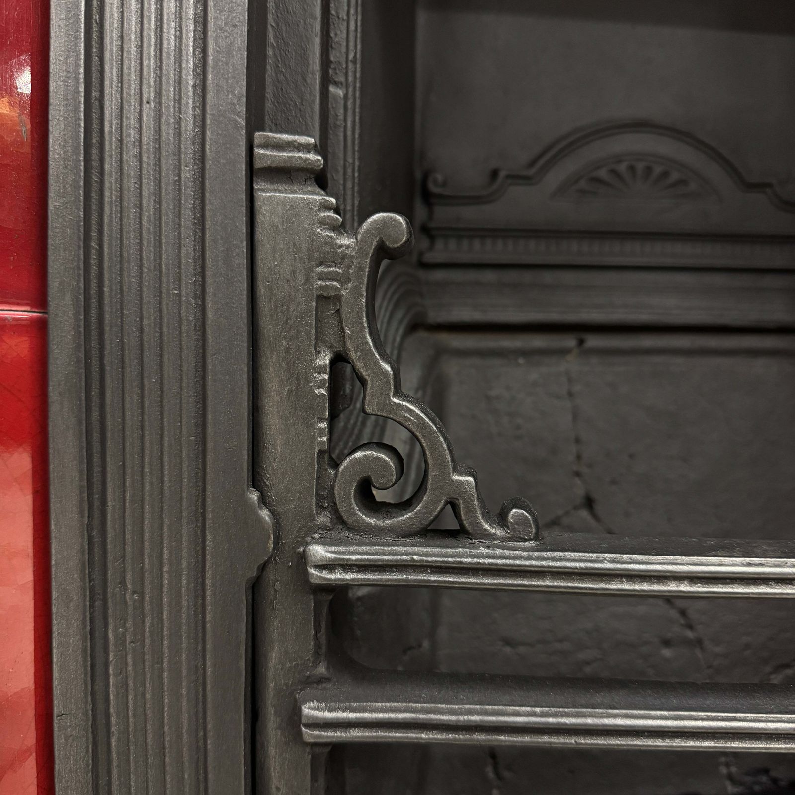 Antique Victorian Tiled Cast Iron Combination Fireplace photo 1650.0