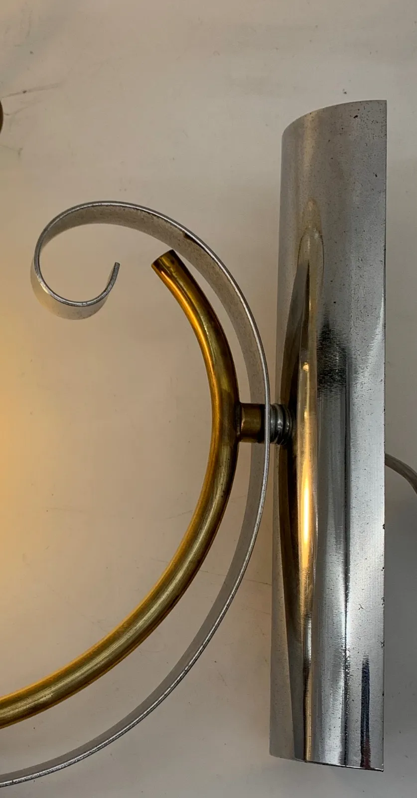 Pair Of Wall Lamps, Sconces Attributed To Seguso Made In Italy 1970 photo for sale