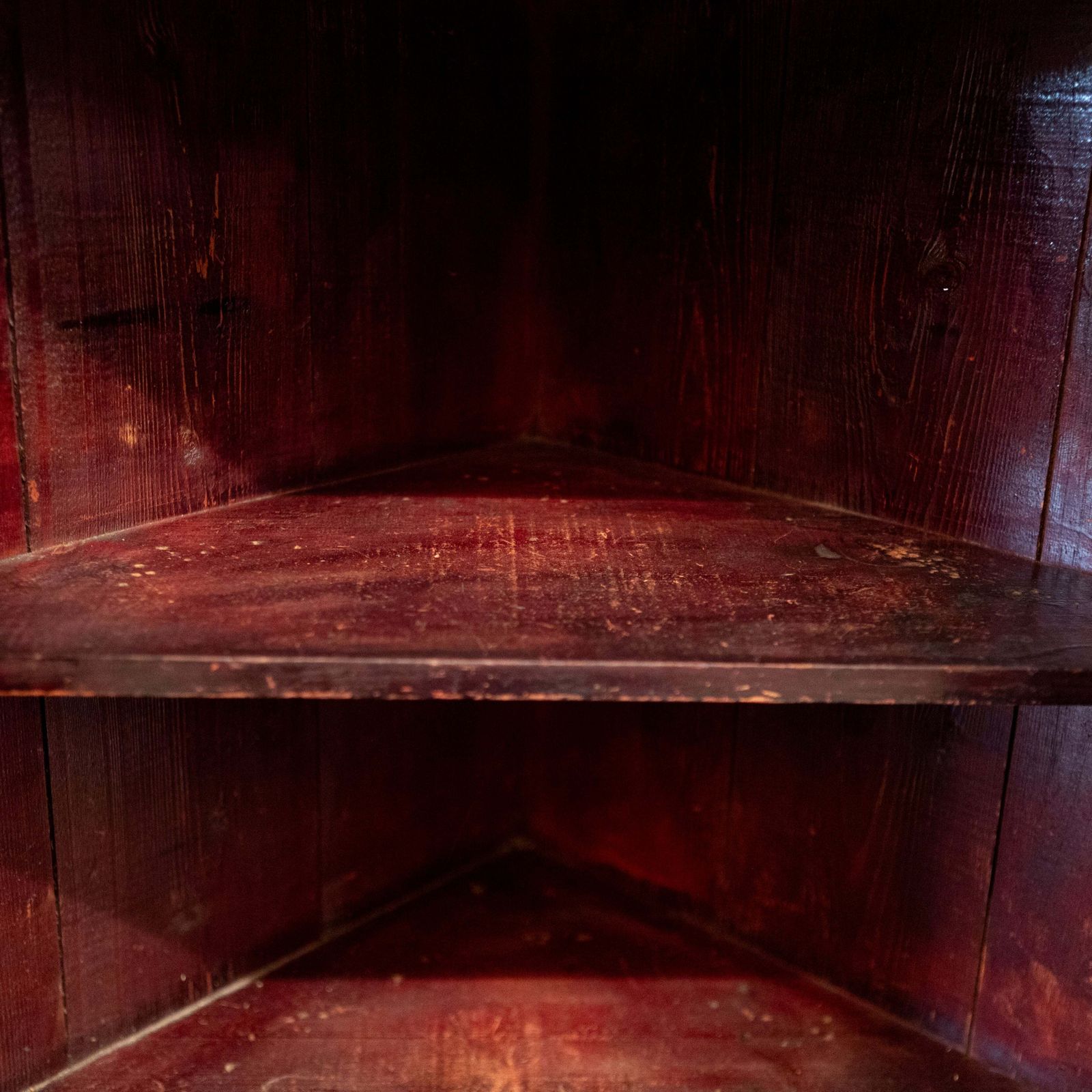 Antique Victorian Corner Cupboard photo vintage