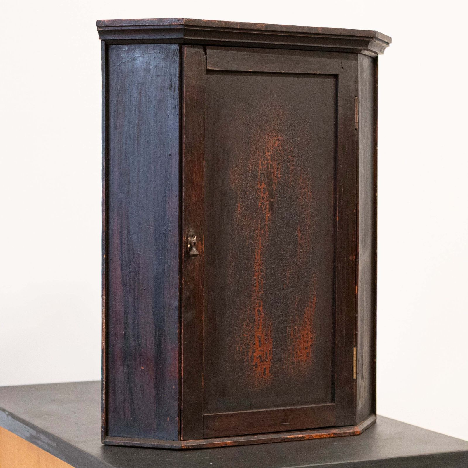 175.0 Antique Victorian Corner Cupboard photo