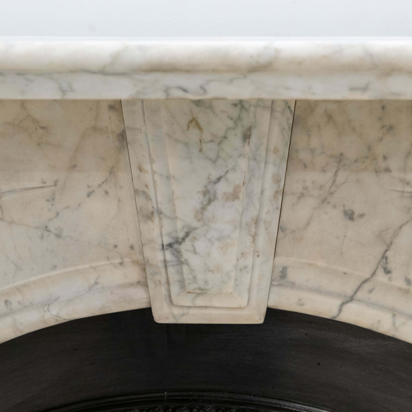 Large Antique Victorian Carrara Marble Arched Chimneypiece photo furniture