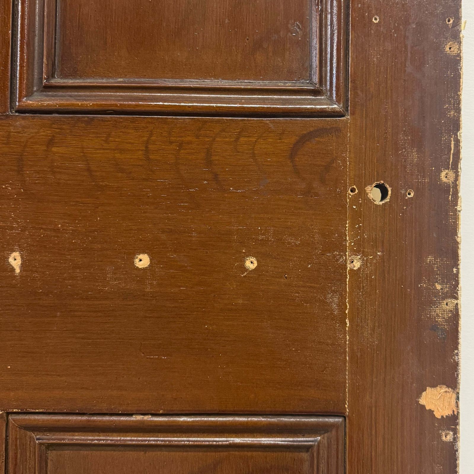 photo for sale Antique Four Panel Door 207cm X 81cm X 4cm