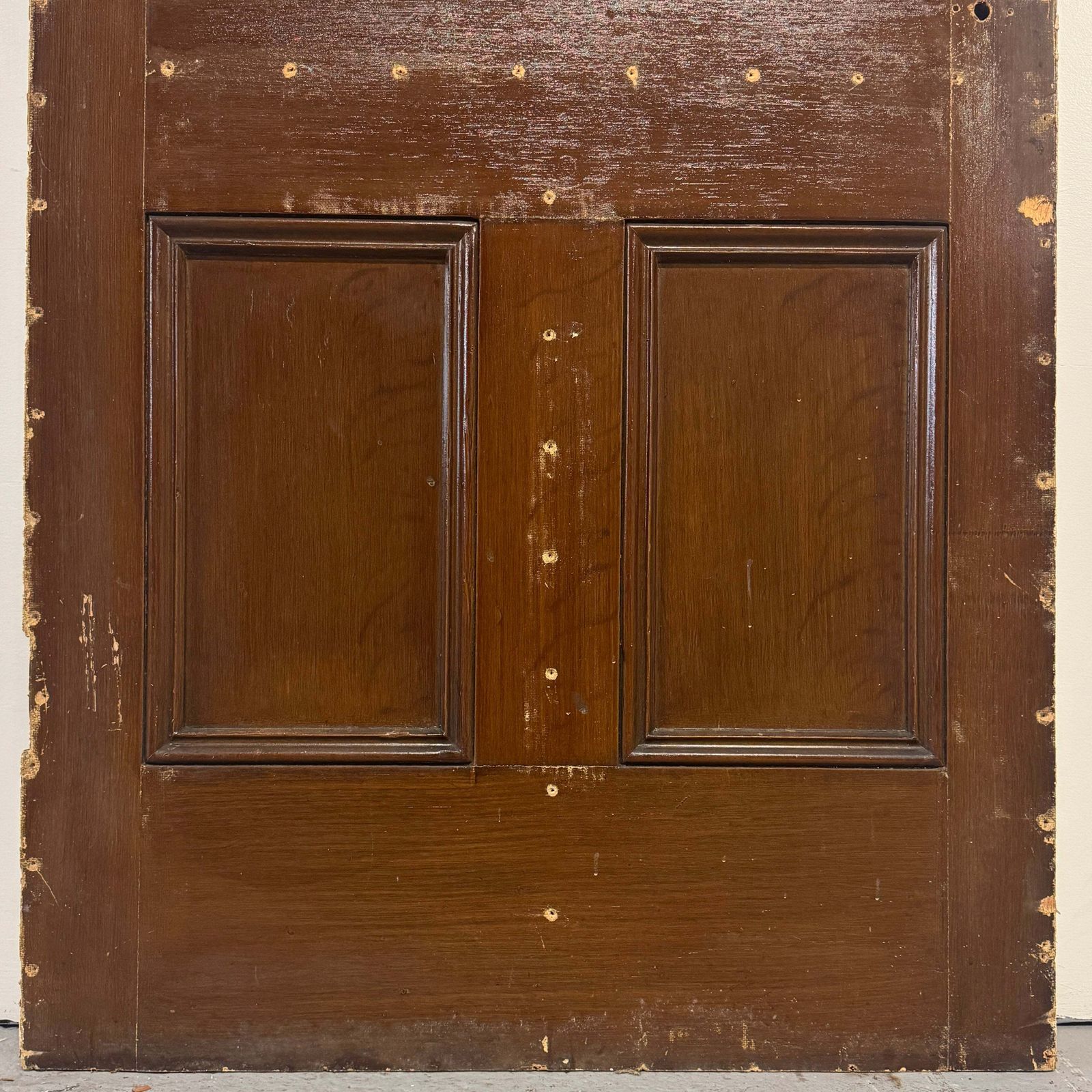 210.0 Antique Four Panel Door 207cm X 81cm X 4cm photo
