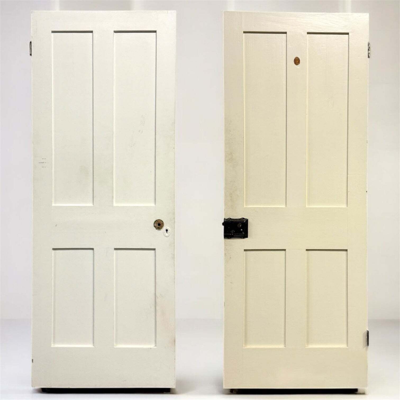 Antique Four Panel Door 196.5cm X 75.5cm X 3.5cm