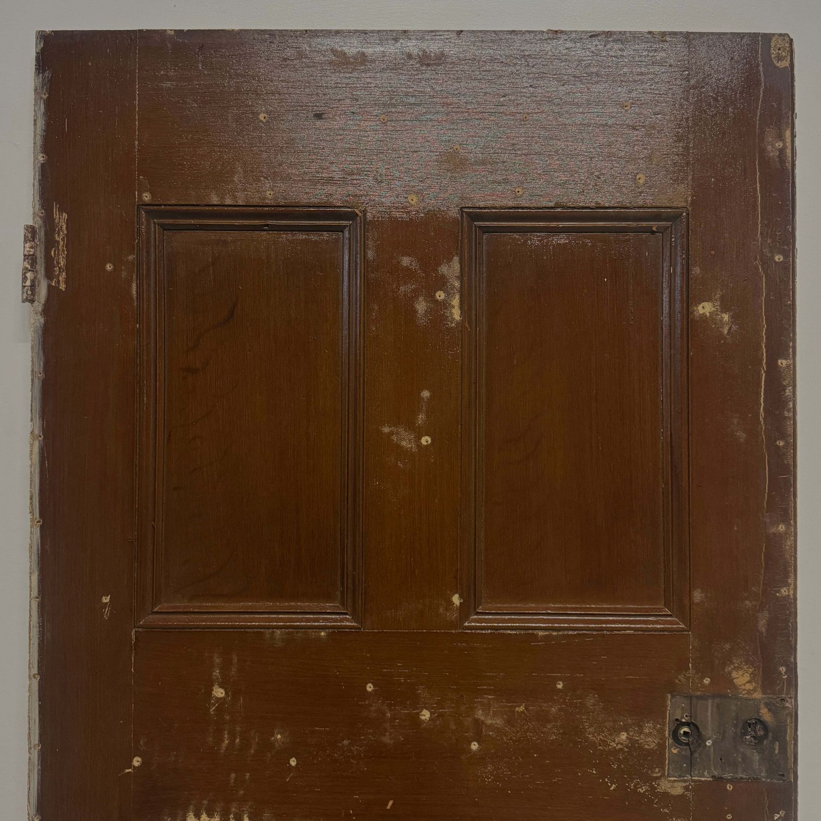 Antique Four Panel Door 212cm X 91.5cm X 4cm photo for sale