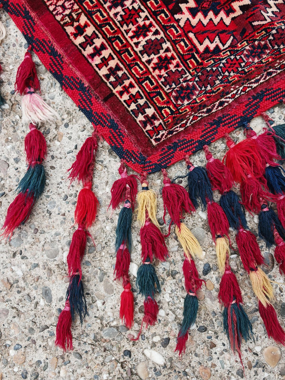 Antique Turkmen Yomud Asmalyk For Decoration Of Bride's Camel, 19th Century photo Textiles