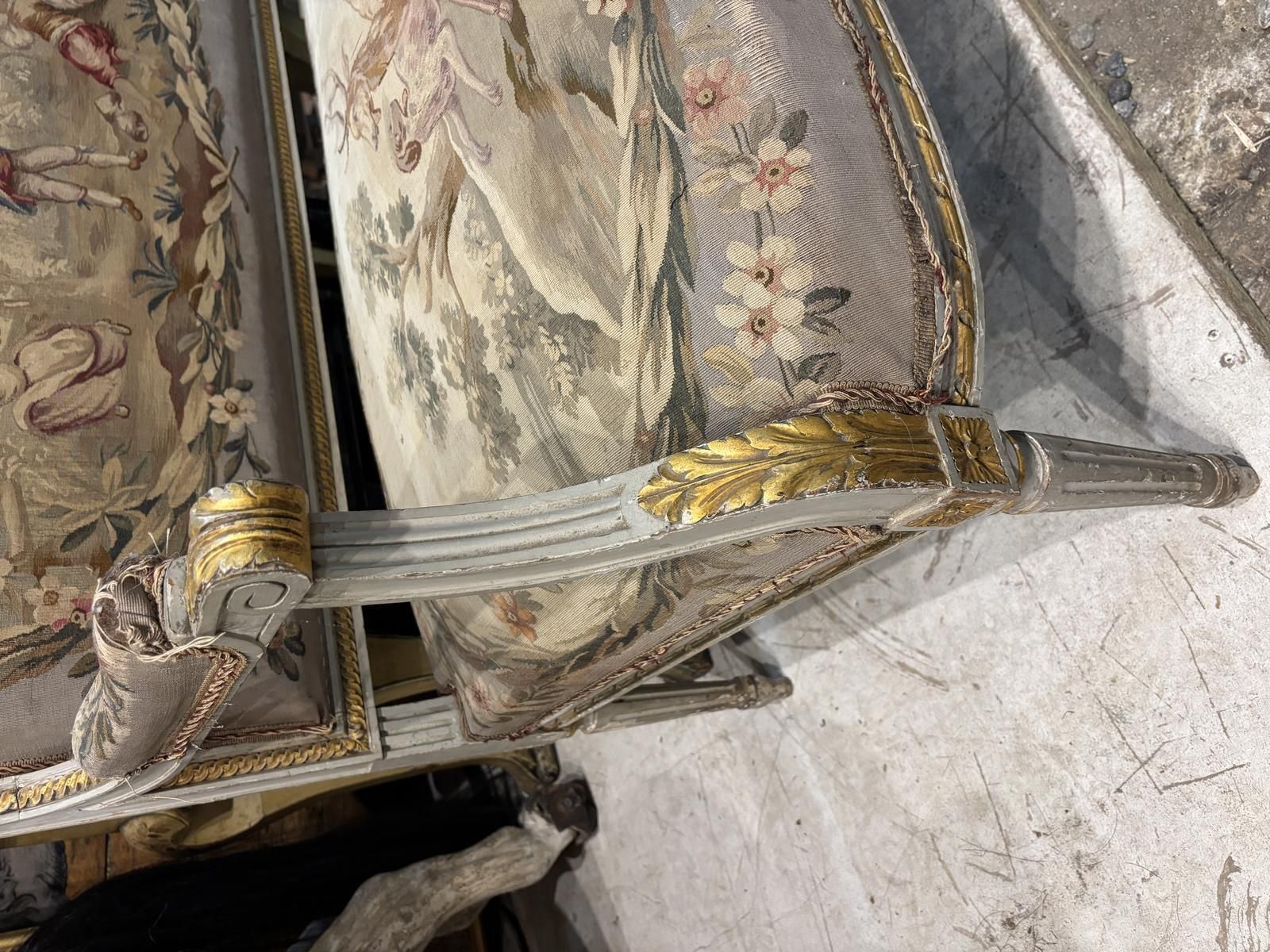 19th Century French Settee, 1800s photo Furniture