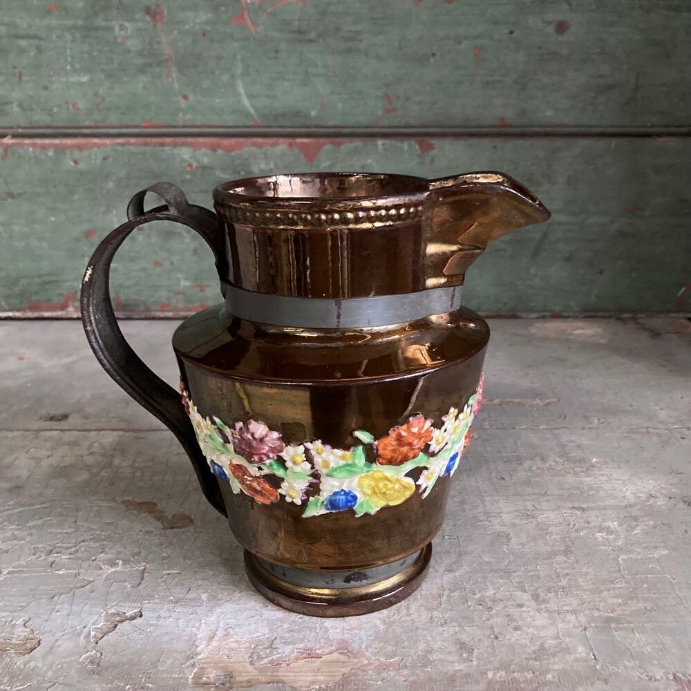 Tinker Repair Sunderland Jug, 1800s photo furniture