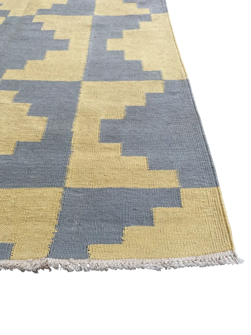 Modern Kilim Handwoven Wool Living Room Bedroom Rug photo Textiles