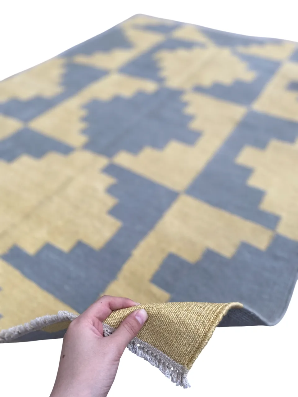 Modern Kilim Handwoven Wool Living Room Bedroom Rug photo buy